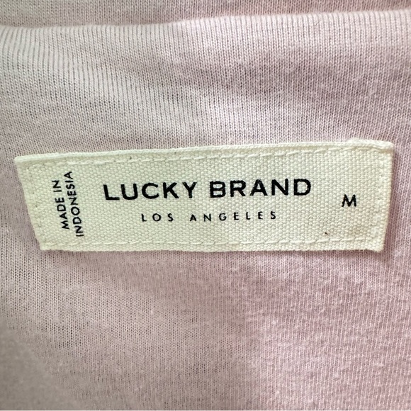 Lucky Brand Hi Pile Half Zip Pullover Pink Aztec Medium - Picture 6 of 8